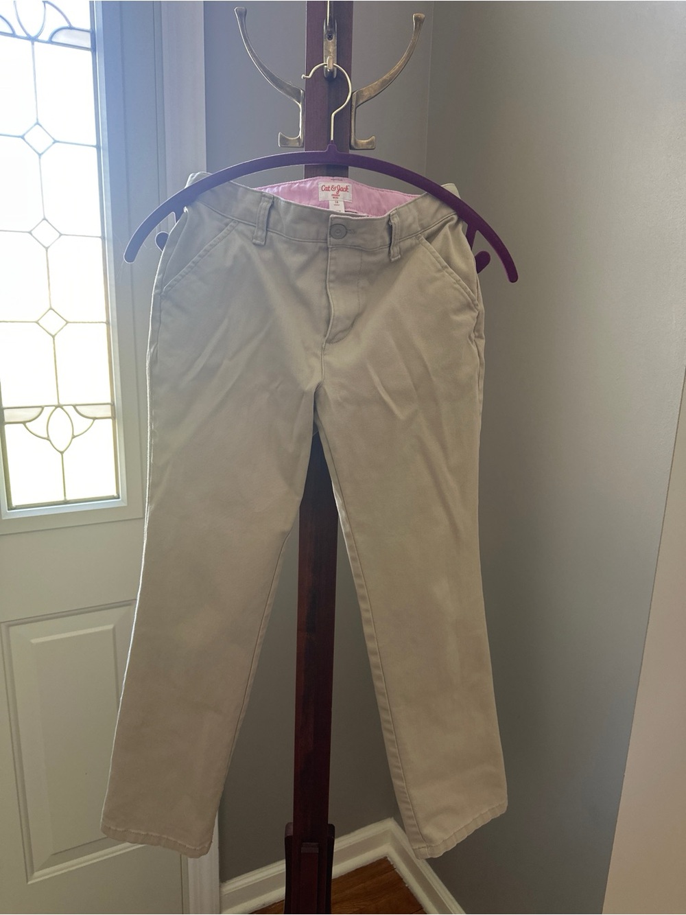 Cat & Jack Girls Khaki Uniform Pants Size 14 Straight Leg 3-for-1 Deal!